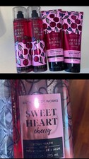 5 Bath  Body Works SweetHeart Cherry Mist Spray, Body Wash  Body Cream