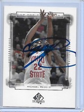 MICHAEL REDD Basketball Card IP auto NBA Ohio State 00-01 UD Top Prospect rookie. rookie card picture