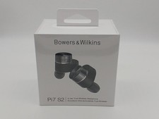 Bowers Wilkins PI7 S2 Wireless Earphones True Earbuds Black Untested