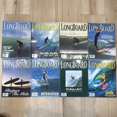Longboard Magazine Lot Volume 12 Issues Mar-Jul Illustrated Surfing
