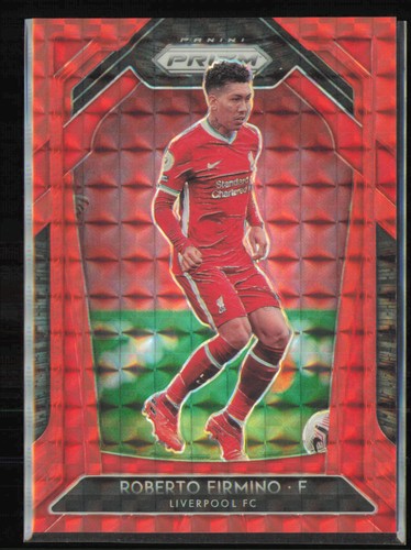 2020-21 Panini Prizm Premier League #254 Roberto Firmino Red Mosaic Prizm #/159