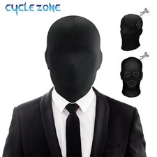 3Pcs Full Face Mask Spandex Hood Faceless Mask Halloween Cosplay Costume Cover