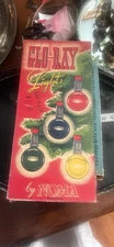 Vintage Noma Glo-Ray Light Strand Red Beads in Box w/Round Bulbs - Works!