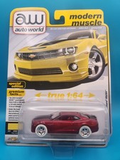 RARE Auto World Modern Muscle ULTRA RED CHASE 2010 Chevrolet Camaro RS/SS