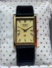 Vintage Refurbished Seiko Slim Tank Quartz Japan Men's Wrist Watch