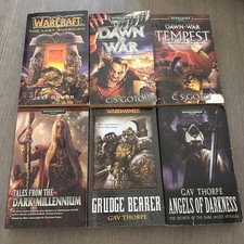 Lot of 6 WARHAMMER Paperback Books - Most Unread