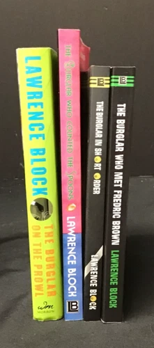 Lawrence Block "Burglar" books lot of 4