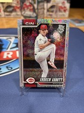 2026 Topps Series 1 Baseball - Andrew Abbott Holofoil #218 - Cincinnati Reds