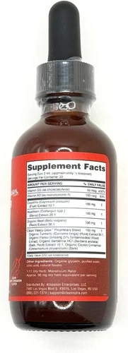 Clean Nutra Cayennepfeffer Tropfen Nahrungsergänzung flüssig Weißdornbeere Vitamin D3 K2 - Bild 8 von 10