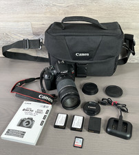 Canon EOS Rebel T6 1300d DSLR Camera Bundle w 75-300 EF 1:4-5.6 III Lens