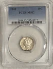 PCGS 1942 Mercury Dime MS62 SILVER 10C