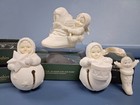 (4) Dept 56 Snowbabies ORNAMENTS, all in original packaging — photo 1