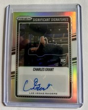 2025 Panini Prizm - Significant Signatures Charles Grant #SSI-CGR (AU, RC)