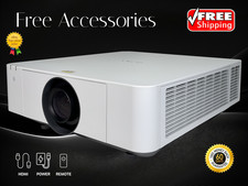 Sony VPL-FHZ75W 3LCD Projector 4K Laser Phosphor 6500 Lumens Lens Shift w/Kit  