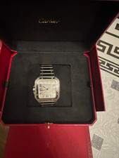 Cartier Santos de Cartier WSSA0018 39.8mm Auto Steel Date 100m Box Papers