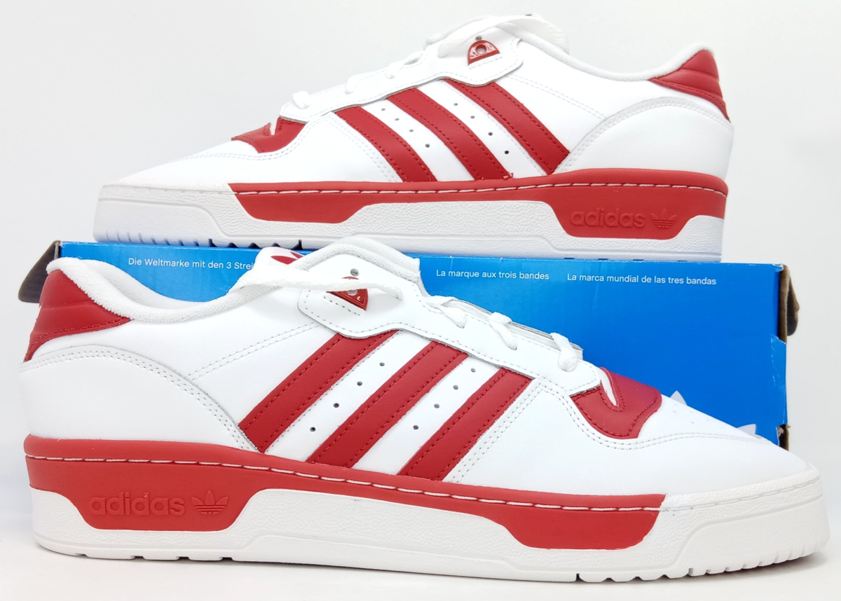 Adidas Originals Rivalry Low White Team Power Red Gym Sneakers GZ9793 Mens Sz 13 ADIDAS ORIGINALS Rivalry Low Sneakers Men main image 3
