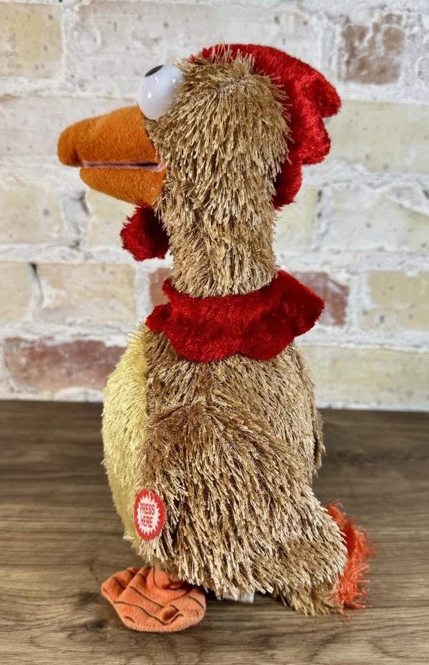Crazy Cluck Wacky Dancing Chicken 14" Animated Toy Sound Dancing Works SEE VIDEO - Image 3 of 4