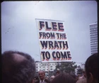 SL26 Slide 1971 Religious Protest Flee From The Wrath To Come London 309a