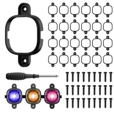 120 Set Light Clips for Govee H706 Outdoor Lights with 248 Black Screws  Mou...