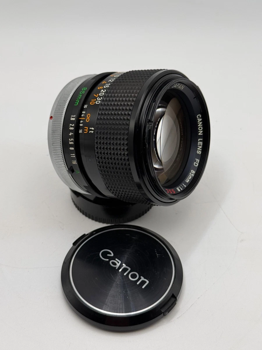 Canon FD f/1.8 Camera Lenses 85mm Focal for sale | eBay
