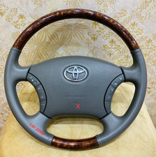 Toyota Prado 120 Series Wooden Grain Steering Wheel For Toyota Prado 2002 -2009 Toyota Prado 120 Series Wooden Grain Steering Wheel For Toyota Prado 2002 -2009