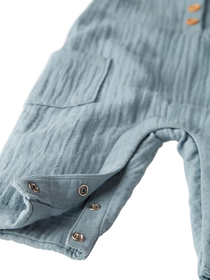 Mono de algodón orgánico para bebé, liso Blue Creek, 18M Foto 3 de 3