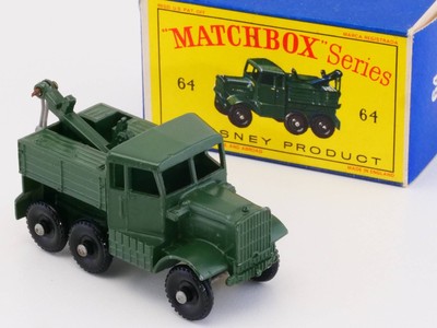 Matchbox 64 A regular wheels Scammell Break-Down Truck OVP 1704-25-14