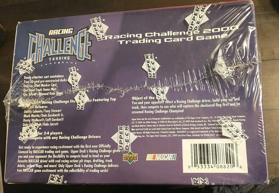 2000 Upper Deck 1st Edition Racing Challenge Trading Card Game Sealed Box - Image 4 of 4