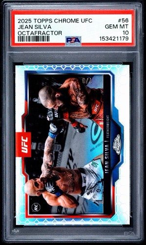 Jean Silva [OctaFractor] #56 2025 Topps Chrome UFC card