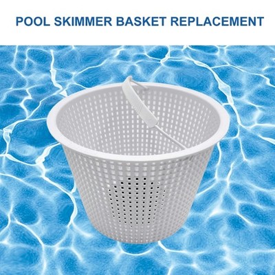 Professional Pool Skimmer Efficient Cleaning Skimmer Filter Basket with Handle