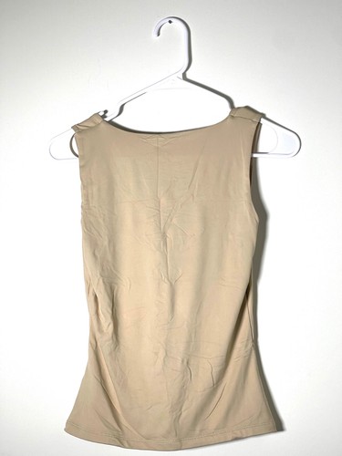 TAHARI Modern Essentials Off-White XS Women's Sleeveless Tank Top - Picture 4 of 4