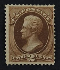 CKStamps: US Stamps Collection Scott#157 2c Jackson Mint Part Gum