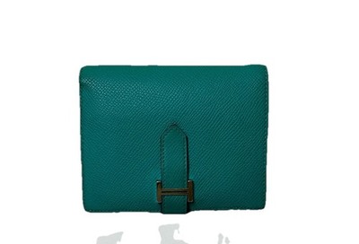 Authentic Hermès Bearn Compact Epsom Leather Wallet