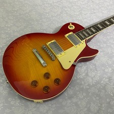 Handcrafted Sunburst LP Electric Guitar Rosewood Fingerboard - flame maple top