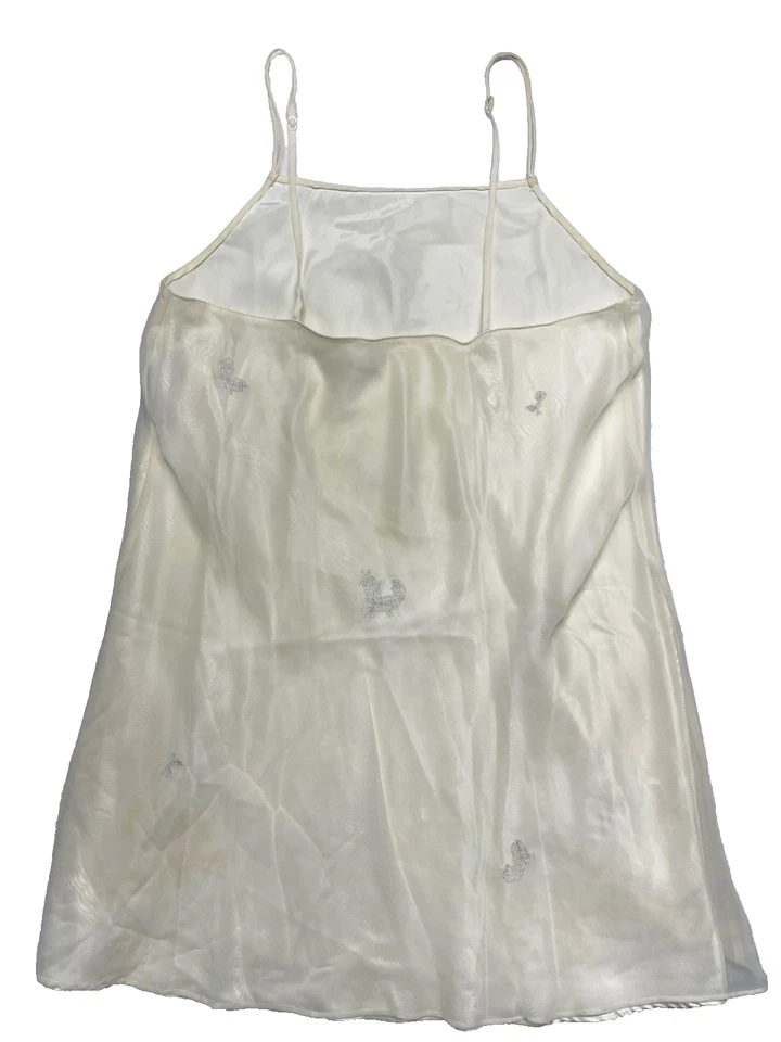 Lord & Taylor ночная рубашка большой чистый вышитый белье старые деньги шикарный фея - Изображение 3 из 4