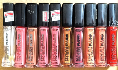 L'Oreal Paris Infallible Pro Lip Gloss Plump Assorted Shades 600, 602, 604-611