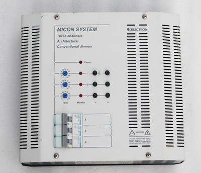 Electron S. A. Micon System D310 Drei Kanäle Architektonisch Herkömmliche Dimmer