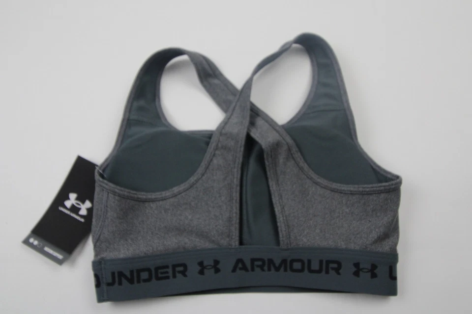 Sujetador deportivo Under Armour para mujer gris nuevo con etiquetas Foto 2 de 3
