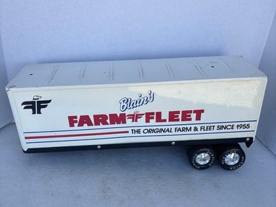 #ad Vintage Nylint Blains Farm amp; Fleet Trailer only Pressed Steel 15 inch $39.00