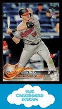 Austin Hays 2018 Topps #62 RC Rookie Baltimore Orioles Baseball Card. rookie card picture
