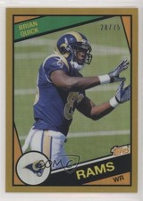 2012 Topps Chrome 1984 Design Gold Refractor 28/75 Brian Quick #19 n0c
