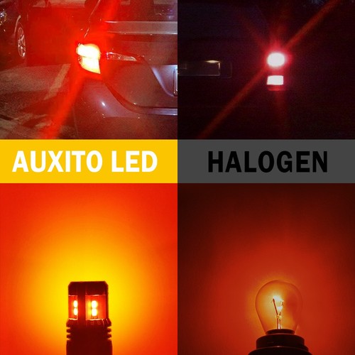 2PCS 1157 2357 LED Bulb Brilliant Red For Tail Light Brake Light Ultra Bright - Picture 7 of 13