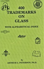 400 Glass Trademarks Identification - Makers Dates / Book