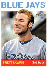 2013 Topps Heritage Brett Lawrie #55 Baseball DNA Games