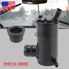 Windshield Wiper Washer Pump For Hyundai Accent Elantra Sonata Tiburon+Grommet