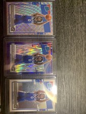Tyrese Maxey Panini Donruss Optic RC (3) 1 Purple Shock + 1 Silver Wave + 1 Base
