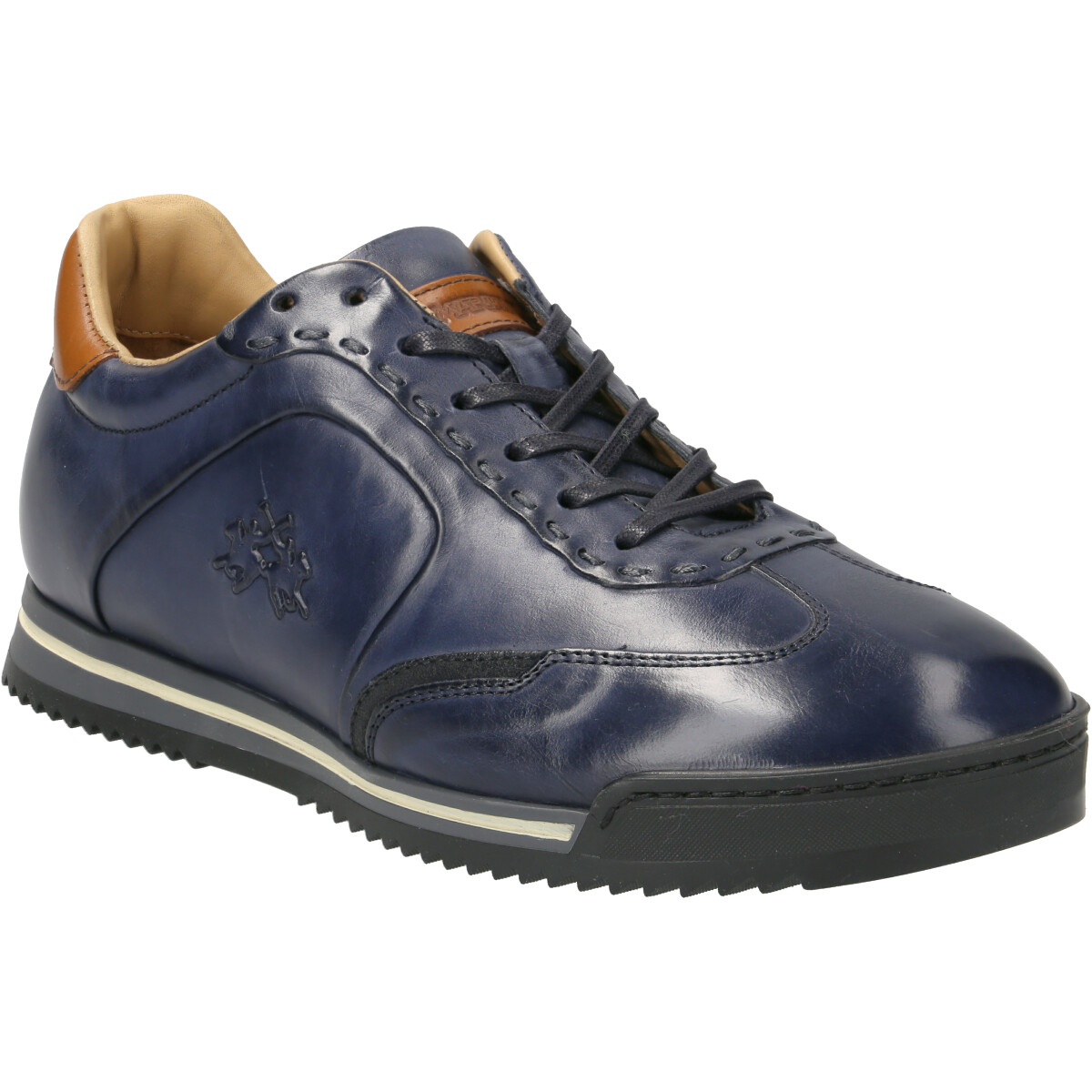 La Martina Sneaker TODI, Glattleder, Blau, Herren