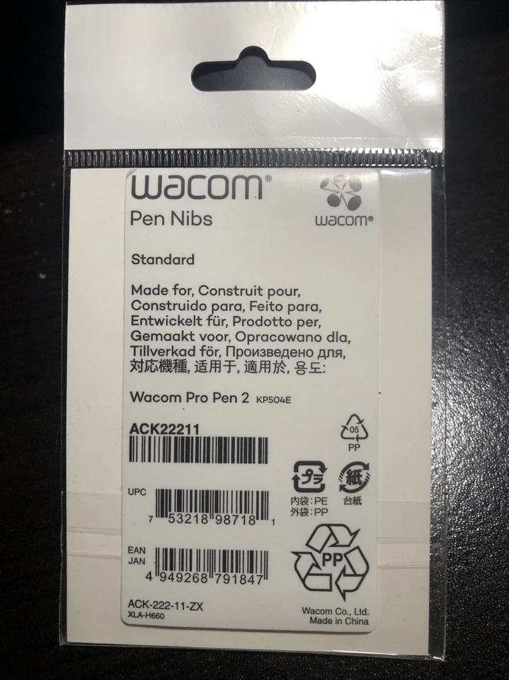 Wacom ACK22211 Pen Nibs Standard Pro Pen 2,Pro Pen 3D,Pro Pen Slim 1 Pack Of 10 - Image 2 of 2