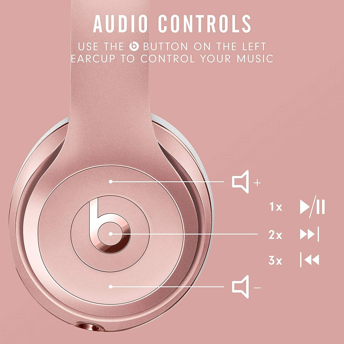 Beats Solo3 Wireless ローズゴールド Beats Solo3 Wireless Headphones (Rose Gold) - Walmart.ca