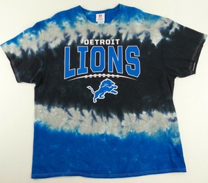 detroit lions tie dye shirt
